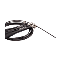 Скакалка скоростная Pro RP-301 металл, 3 м, с подшипниками и шарнирами, черный